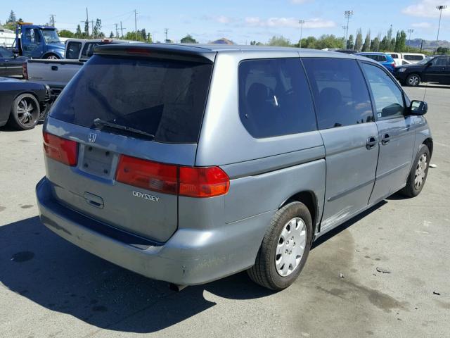 2HKRL1859YH562644 - 2000 HONDA ODYSSEY LX GRAY photo 4