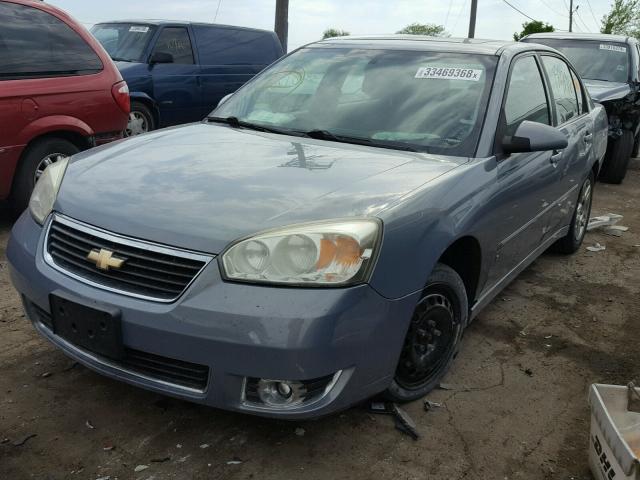 1G1ZT58N57F205535 - 2007 CHEVROLET MALIBU LT BLUE photo 2