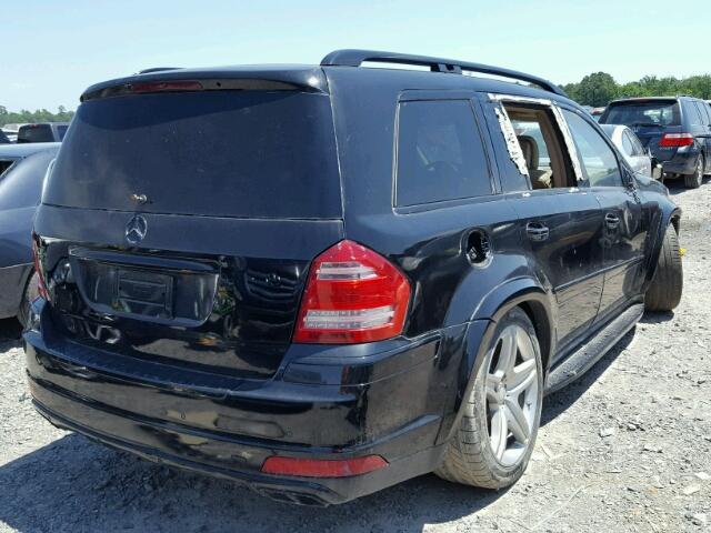 4JGBF8GE8AA573615 - 2010 MERCEDES-BENZ GL 550 4MA BLACK photo 4