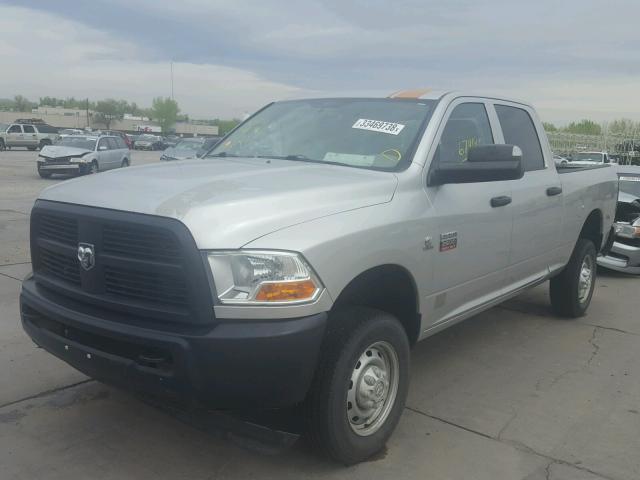3C6UD5CL0CG161965 - 2012 DODGE RAM 2500 S SILVER photo 2