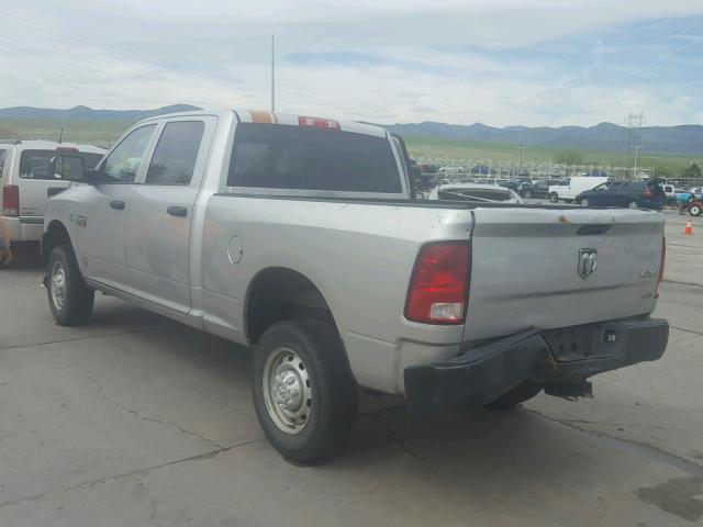 3C6UD5CL0CG161965 - 2012 DODGE RAM 2500 S SILVER photo 3