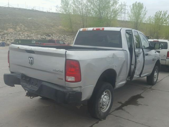 3C6UD5CL0CG161965 - 2012 DODGE RAM 2500 S SILVER photo 4