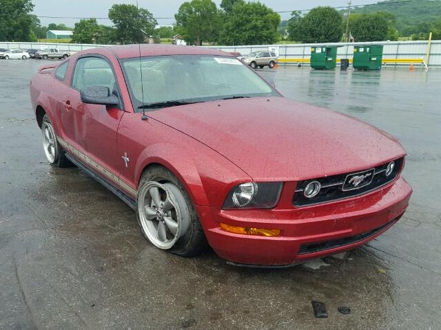 1ZVFT80N765180503 - 2006 FORD MUSTANG RED photo 1