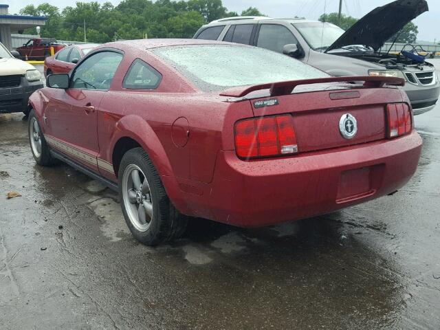 1ZVFT80N765180503 - 2006 FORD MUSTANG RED photo 3