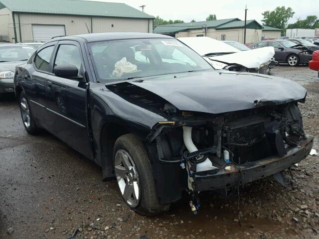 2B3KA43G78H213963 - 2008 DODGE CHARGER BLACK photo 1