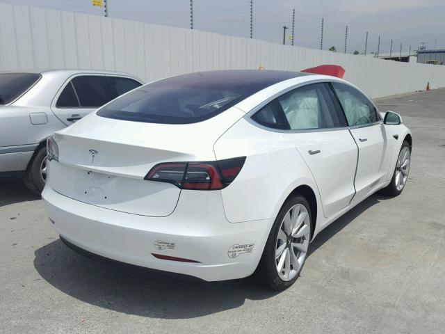 5YJ3E1EA9HF002073 - 2017 TESLA MODEL 3 თეთრი ფოტო 4