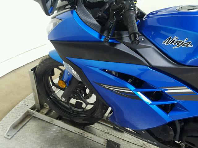 JKAEX8B10HDA35581 - 2017 KAWASAKI EX300 B BLUE photo 16