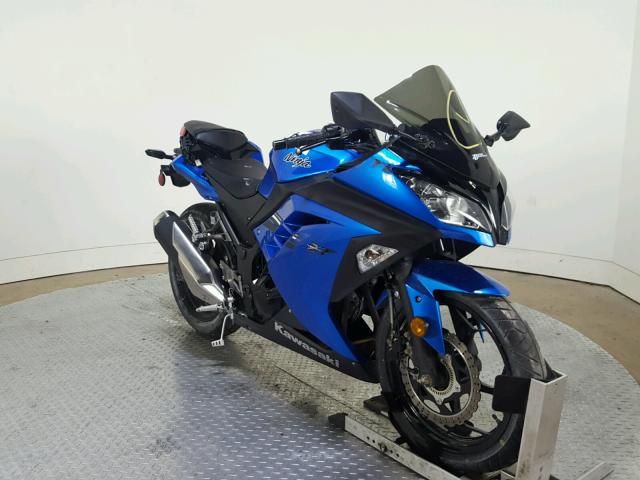 JKAEX8B10HDA35581 - 2017 KAWASAKI EX300 B BLUE photo 2