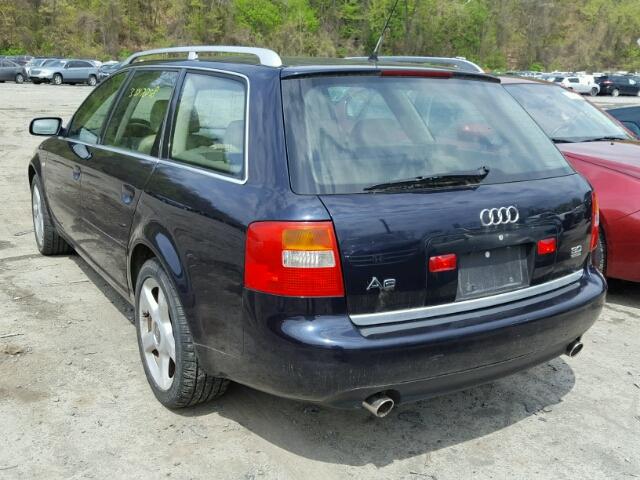 WAUVT64BX3N038898 - 2003 AUDI A6 3.0 AVA BLUE photo 3