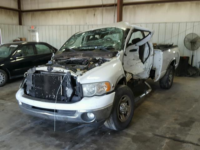 3D7KA28C14G248698 - 2004 DODGE RAM 2500 S WHITE photo 2