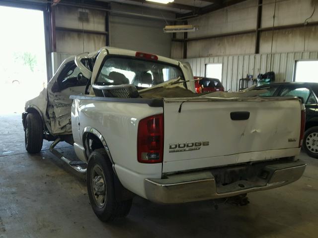 3D7KA28C14G248698 - 2004 DODGE RAM 2500 S WHITE photo 3