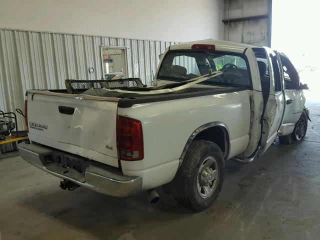 3D7KA28C14G248698 - 2004 DODGE RAM 2500 S WHITE photo 4