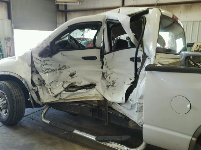 3D7KA28C14G248698 - 2004 DODGE RAM 2500 S WHITE photo 9
