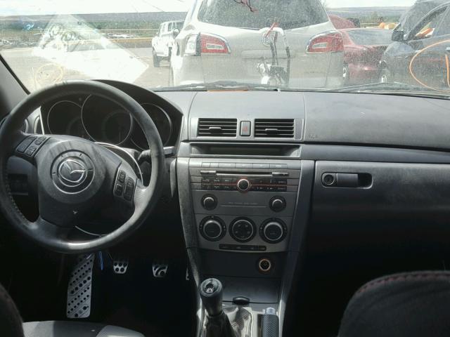 JM1BK34L581832805 - 2008 MAZDA SPEED 3 GRAY photo 9