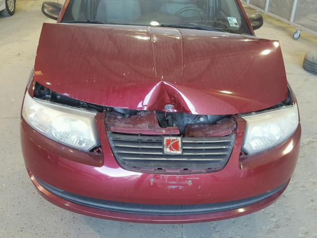 1G8AJ55F56Z151328 - 2006 SATURN ION LEVEL RED photo 9