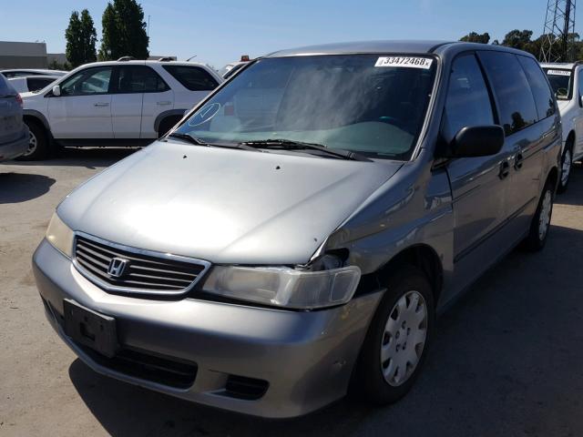 2HKRL1858YH618346 - 2000 HONDA ODYSSEY LX GRAY photo 2