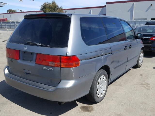 2HKRL1858YH618346 - 2000 HONDA ODYSSEY LX GRAY photo 4