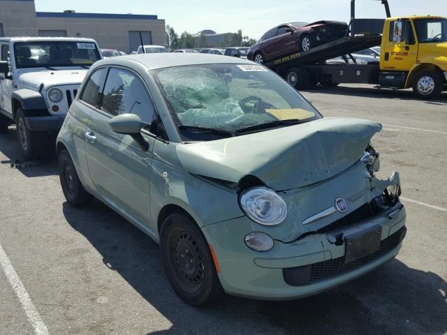 3C3CFFAR1ET293305 - 2014 FIAT 500 POP GREEN photo 1