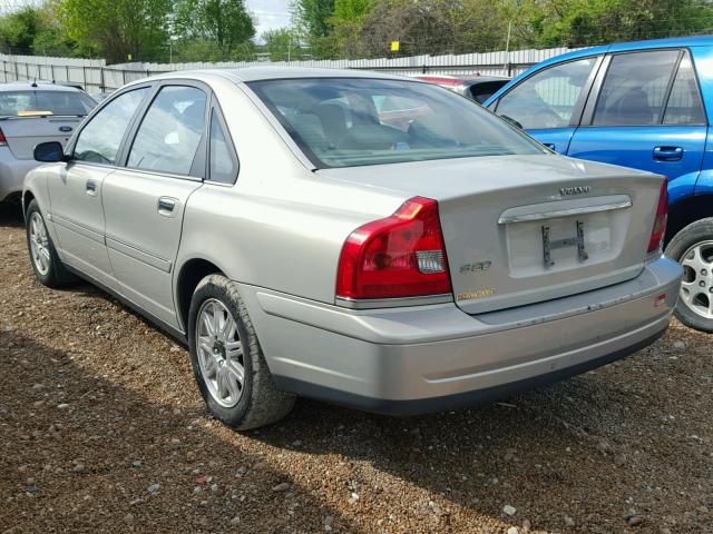 YV1TS59H241381504 - 2004 VOLVO S80 2.5T BEIGE photo 3