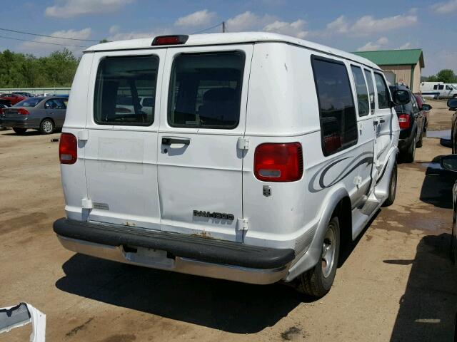 2B6HB11Y9YK112950 - 2000 DODGE RAM VAN B1 WHITE photo 4