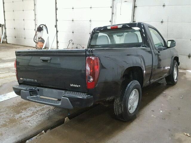 1GCCS249X88193721 - 2008 CHEVROLET COLORADO L BLACK photo 4