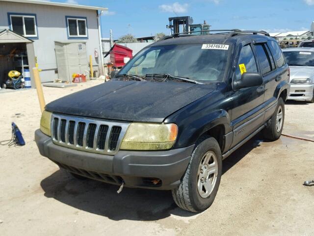 1J4GX48S03C618908 - 2003 JEEP GRAND CHER BLACK photo 2