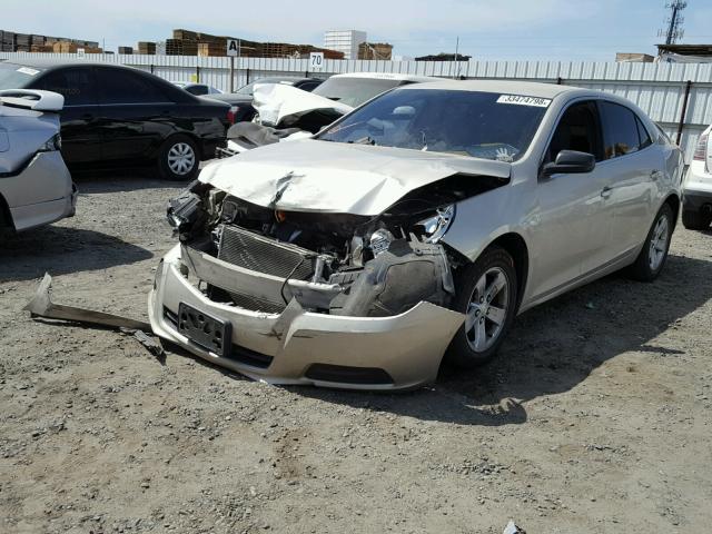 1G11B5SAXDF148282 - 2013 CHEVROLET MALIBU LS TAN photo 2