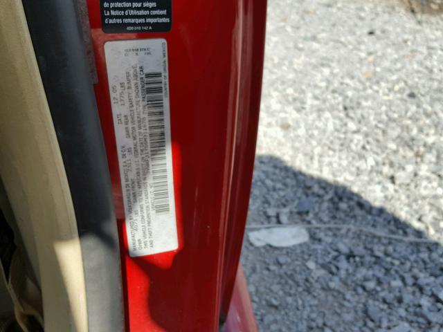 3VWRF31Y56M311678 - 2006 VOLKSWAGEN NEW BEETLE 红色 照片 10