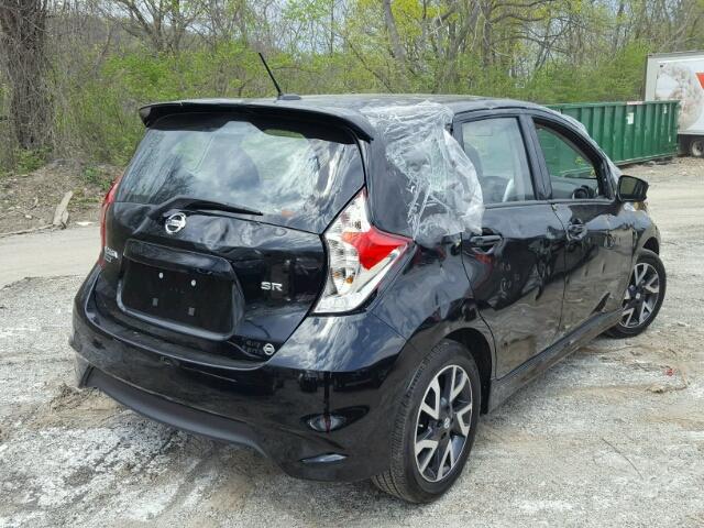 3N1CE2CP4HL374437 - 2017 NISSAN VERSA NOTE BLACK photo 4