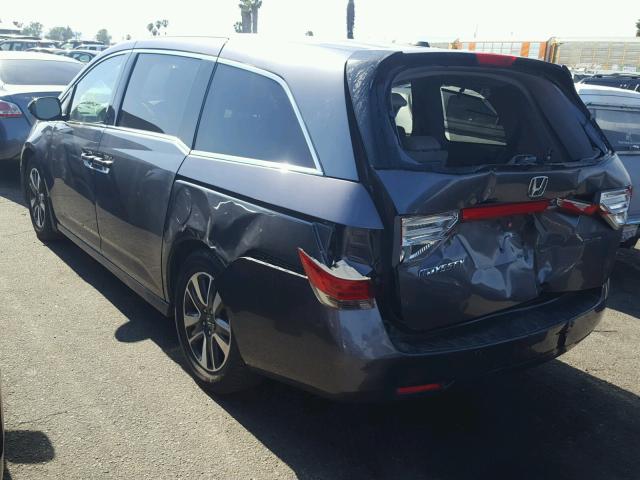 5FNRL5H96EB023192 - 2014 HONDA ODYSSEY TO GRAY photo 3