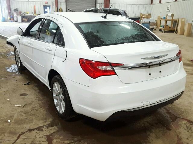 1C3CCBAB3CN202634 - 2012 CHRYSLER 200 LX WHITE photo 3