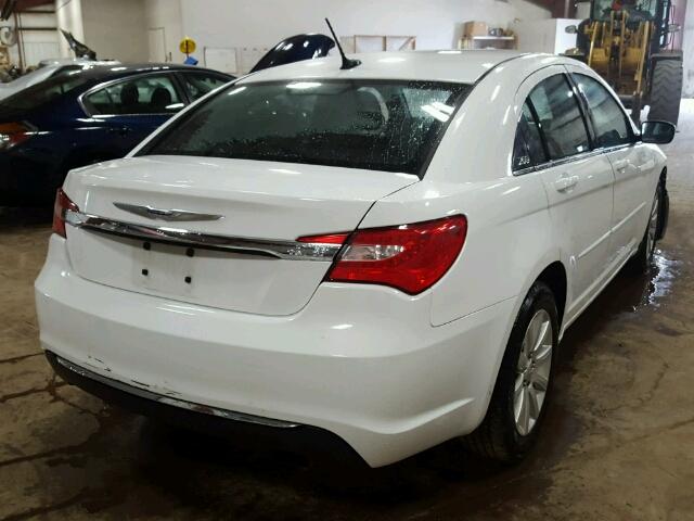 1C3CCBAB3CN202634 - 2012 CHRYSLER 200 LX WHITE photo 4