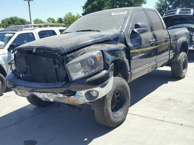 1D7KS28C86J143820 - 2006 DODGE RAM 2500 S BLACK photo 2