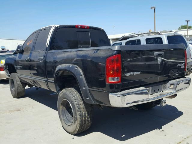 1D7KS28C86J143820 - 2006 DODGE RAM 2500 S BLACK photo 3
