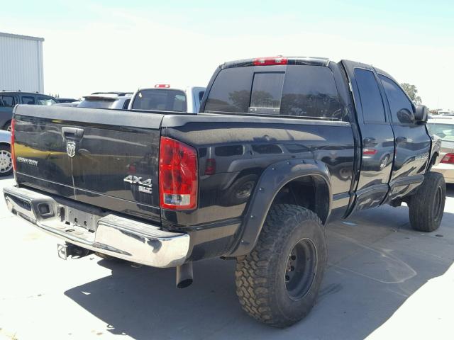 1D7KS28C86J143820 - 2006 DODGE RAM 2500 S BLACK photo 4