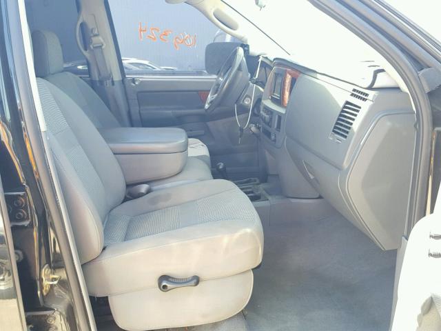 1D7KS28C86J143820 - 2006 DODGE RAM 2500 S BLACK photo 5