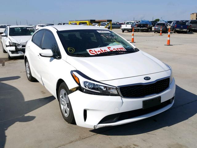 3KPFK4A73HE141509 - 2017 KIA FORTE LX YELLOW photo 1