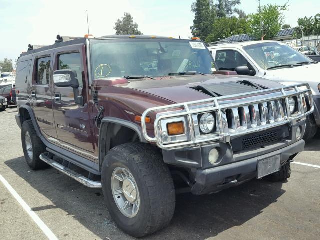 5GRGN23U26H116058 - 2006 HUMMER H2 Bordo fotoğraf 1