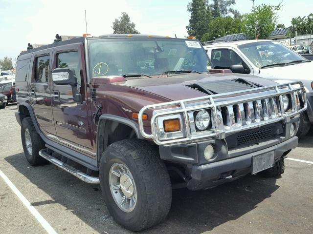 5GRGN23U26H116058 - 2006 HUMMER H2 MAROON photo 1