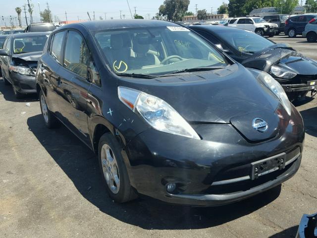 JN1AZ0CP6BT007946 - 2011 NISSAN LEAF SV BLACK photo 1