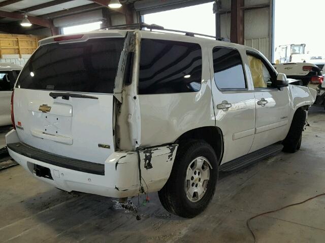 1GNFC13067R418711 - 2007 CHEVROLET TAHOE C150 WHITE photo 4