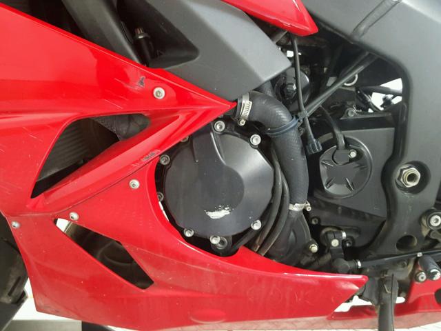 JKAZX4R16AA019485 - 2010 KAWASAKI ZX600 R RED photo 11