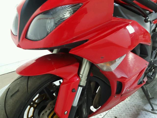 JKAZX4R16AA019485 - 2010 KAWASAKI ZX600 R RED photo 13