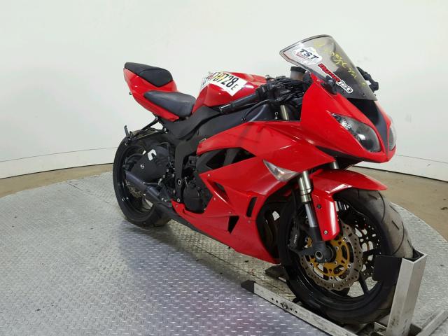 JKAZX4R16AA019485 - 2010 KAWASAKI ZX600 R RED photo 2