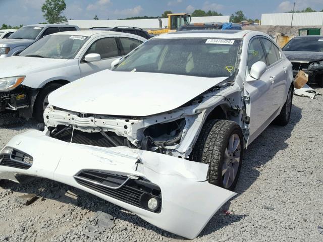 19UUA8F51DA013437 - 2013 ACURA TL TECH WHITE photo 2