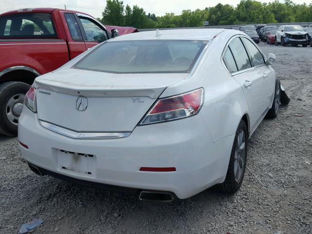 19UUA8F51DA013437 - 2013 ACURA TL TECH WHITE photo 4