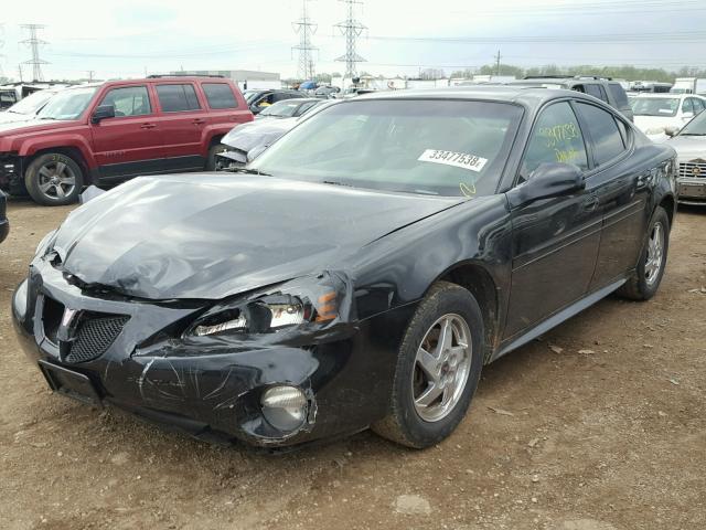 2G2WS522441141135 - 2004 PONTIAC GRAND PRIX BLACK photo 2