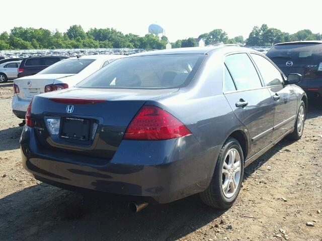 1HGCM56726A009693 - 2006 HONDA ACCORD EX GRAY photo 4