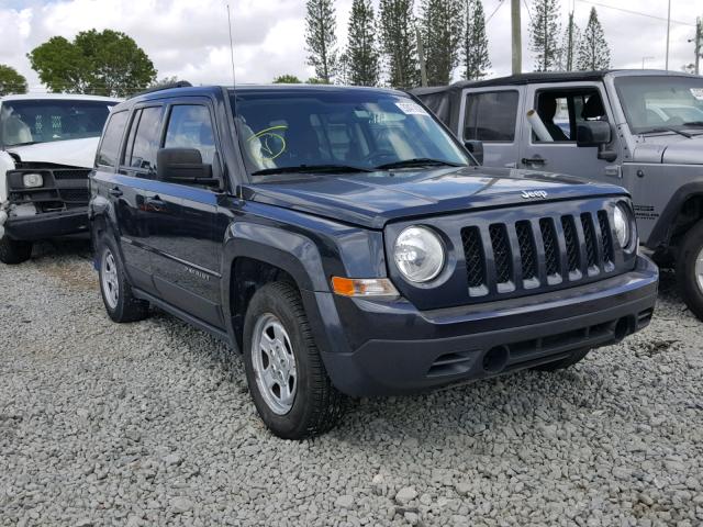 1C4NJPBB0ED818967 - 2014 JEEP PATRIOT SP GRAY photo 1