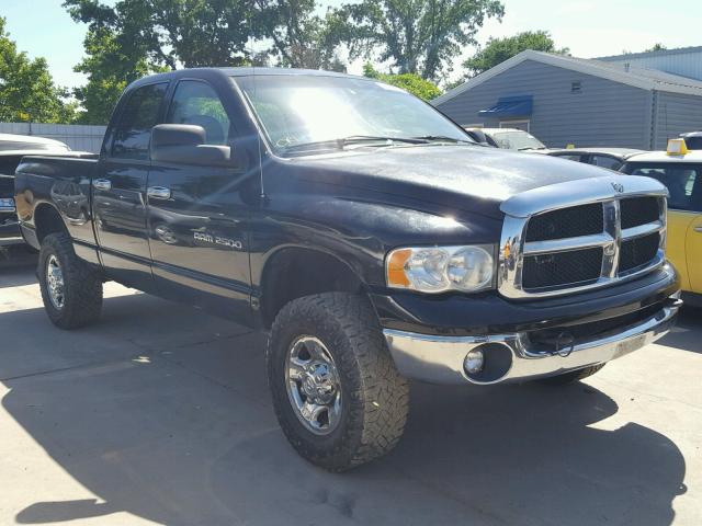 3D7KU28C74G270292 - 2004 DODGE RAM 2500 S BLACK photo 1